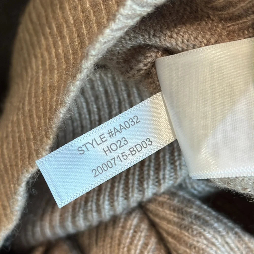 J. Crew Shawl-collar sweater‎ in supersoft lambswool blend tan